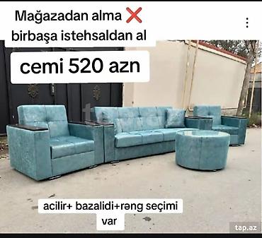 divan kreslo gence: Yeni, Divan-kravat, Qonaq otağı üçün, Açılmayan — 1