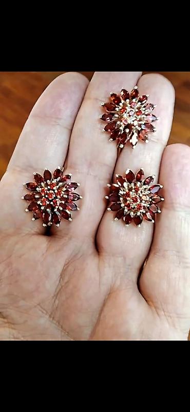 Digər zərgərlik əşyaları: 💥 ENDİRİM! 💥 Təbii daşlarla hazırlanmış gümüş komplektlər 🔹 — 3