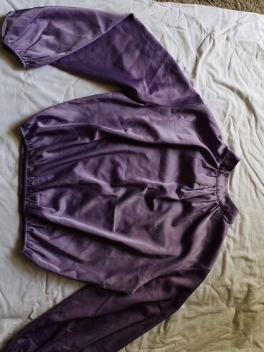 женская шифоновая блуза: Блузка, Вечерняя, Атлас