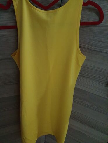 žuta haljina: S (EU 36), bоја - Žuta, Koktel, klub, Na bretele