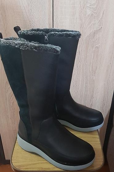 сапожки clarks: Сапоги, 37.5, Clarks, Новый, цвет - Черный, Самовывоз — 4