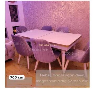 Qonaq otağı üçün, Yeni, 6 stul