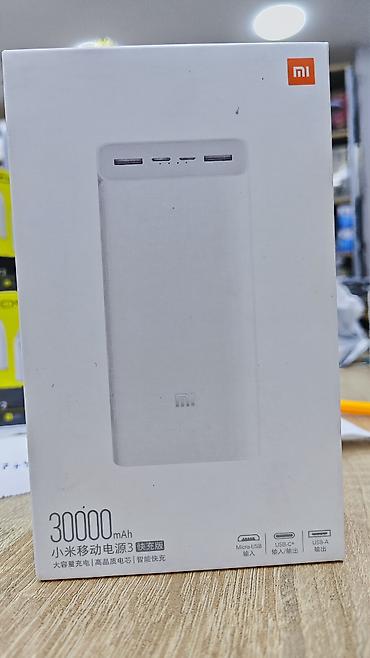 mi powerbank: Xiaomi Mi Power Bank 3 – 30000 mAh, sürətli enerji yığma — 1