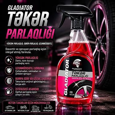 formula tekerler: Gladiator Tire Shine – təkər parlatma spreyi - Avtomobil təkərlərinə — 2
