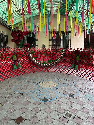 Аренда юрт: Аренда юрты, Каркас Деревянный, 75 баш, Посуда, Самовар, С полом — 26