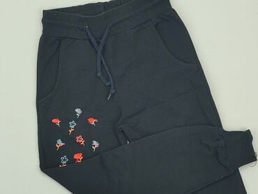 czarne spodnie hm: Sweatpants, 4-5 years, 110, condition - Very good