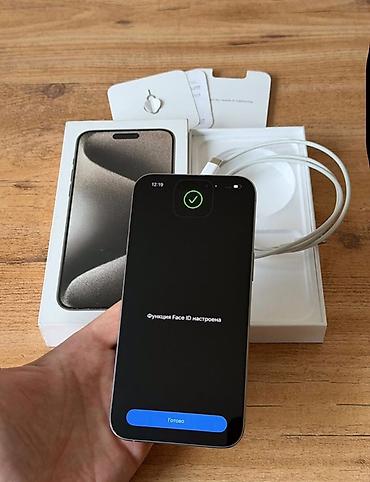 Apple iPhone: IPhone 15 Pro, 256 GB, Natural Titanium, Face ID — 8