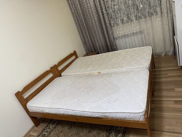 мягкое кресло мешок: Односпальная кровать, Б/у, С матрасом, длина - 195 см