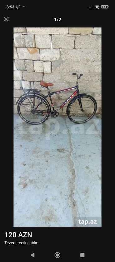 kreditle velosiped satisi: Yeni Şəhər velosipedi Stark, 28", sürətlərin sayı: 32, Ünvandan götürmə