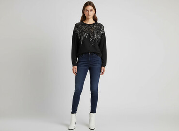 mohito bluza z cekinami: Eva Minge, Bluza damska
, rozmiar S