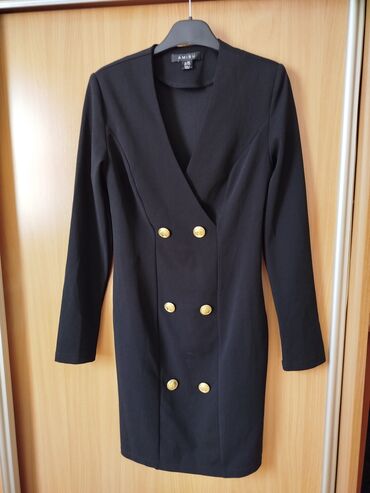 haljine ruma: S (EU 36), color - Black, Long sleeves