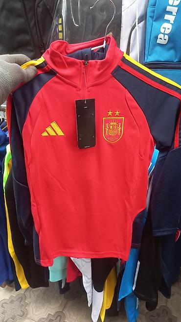 спортивный костюм для футбола: Мужская толстовка, L, Adidas, Новый, цвет - Синий, Бесплатная доставка — 5