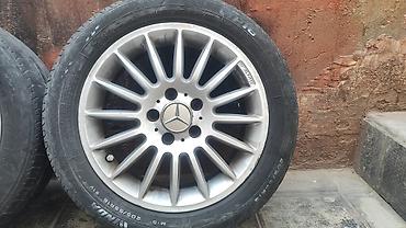 Mercedes-Benz yüngül lehimli disk və şinlər dəsti.16 liq - Disklər