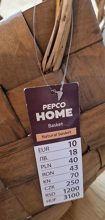 spa natural: PEPCO HOME “Natural basket” – təbii materialdan toxunmuş dekorativ — 2