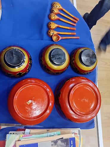 Digər ev dekoru: Dekorativ kolleksiya dəsti 1) Relyefli divar boşqabı – dairəvi — 5