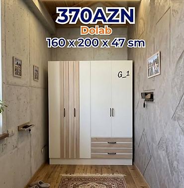 koridorda qarderob: Dolab – G_1 model Ölçülər: 160 × 200 × 47 sm Qiymət: 370 AZN - İki — 1