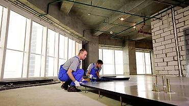 Фальшпол: Фальшпол, поднятый пол, система фальшпола, монтаж фальшпола, установка — 15