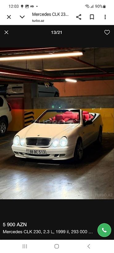 mercedes disklər: Mercedes-Benz SLK 230: 2.3 l | 1999 il Kabriolet — 4