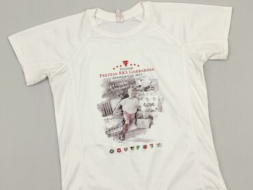 koszula biała dziecięca: T-shirt, 12 years, 146-152 cm, condition - Good