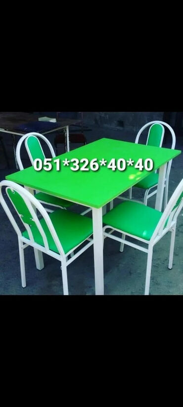 Masa və oturacaq dəstləri: Mətbəx üçün, Yeni, Açılan, Dördbucaq masa, 4 stul -da lalafo.az — 21 Masa və oturacaq dəstləri: Mətbəx üçün, Yeni, Açılan, Dördbucaq masa, 4 stul — 21