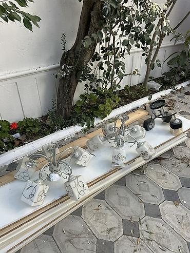 lyüstr: Çılçıraq, 5 lampa, Metal — 2