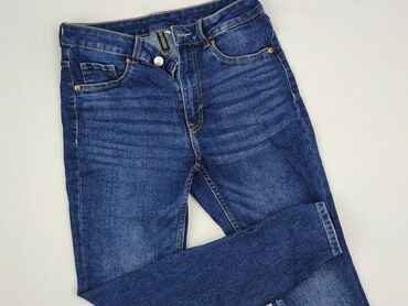 jeansy ze średnim stanem stradivarius: H&M Divided, Jeansy damskie, rozmiar L