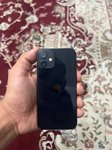 iphone 12 mini купить: IPhone 12 mini, черный, корпус с плоскими гранями. Основные — 1