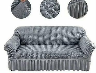 Prekrivači za nameštaj: Set rastegljivih navlaka sa karnerima – trosed, dvosed i fotelja — 9