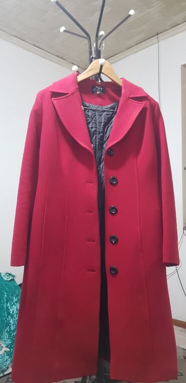 длинные куртки женские зима: Пальто, Классика, Зима, Драп, По колено, Приталенная модель, XL (EU 42)
