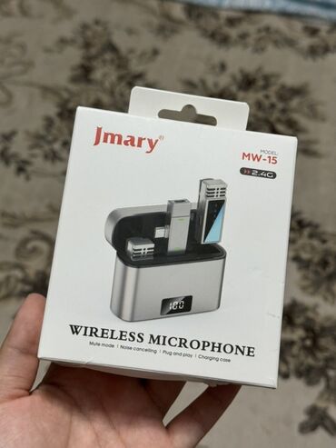 мобильный роутер: Беспроводной микрофон Jmary MW-15 с шумоподавлением. ❗️Lightning ❗️ -