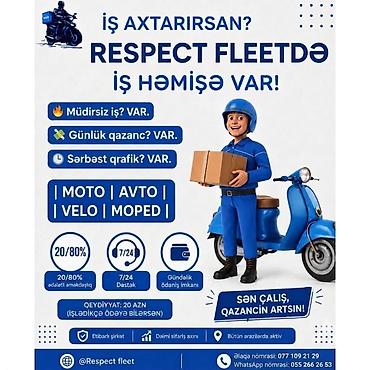 Əməkdaş axtarışı (vakansiyalar): Sürücü-kuryer tələb olunur, Gündəlik ödəniş, Təcrübəsiz — 1