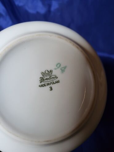 Činije: Corbaluk i sosijera Karolina Poljska 70te. Komplet u — 4