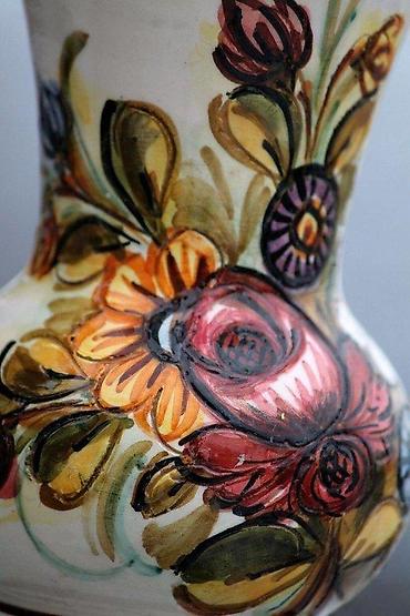 Stare vaze i dekor: SC Castelli vaza ORIGINAL. Made in ITALY. Signatura SC Castelli ( — 3