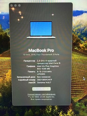 macbook 2018 цена: MacBook Pro 13" (серия 2018) такой-же как и 2019 Батарея износ 30% — 5