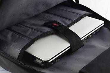 fold 8: Рюкзак для ноутбука 17'' Swiss Gear черно-серый SA-1418 КАЧЕСТВО — 3