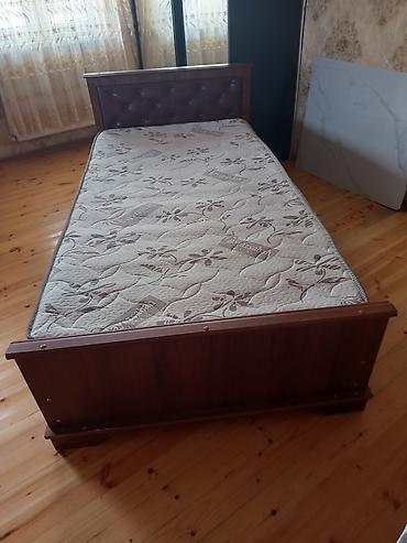 İşlənmiş, Təknəfərlik çarpayı, Bazasız, Matras ilə, Siyirməsiz