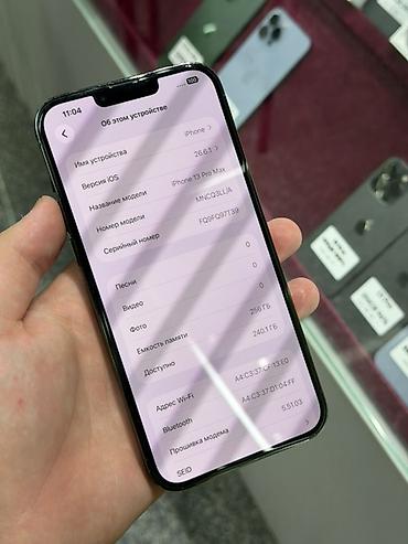 iphone mini 13: IPhone 13 Pro Max, Б/у, 256 ГБ, Alpine Green, Защитное стекло, Чехол, Кабель, В рассрочку, 94 % — 5