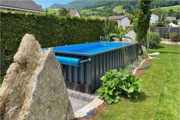 Hovuzlar: Konteyner hovuzlar sifarişlə hazırlanır ölçü seçimi var fiber hovuzlar — 6