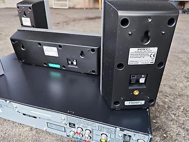 DVD плеерлер: Требуется ремонт. Домашний кинотеатр Sony dz-151kb. 5 колонок,без — 4