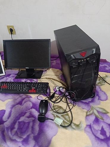 Masaüstü kompüter dəsti Tərkib: - Sistem bloku (qara oyun üslublu