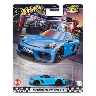 Oyuncaqlar: Hot Wheels Premium Porsche 718 Cayman GT4 
1 EDED !
BAGLI 
----------