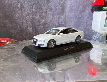 Avtomobil modelləri: Коллекционная модель AUDI A8 D4 white 2010 Kyosho Scale 1:43 Art. — 12