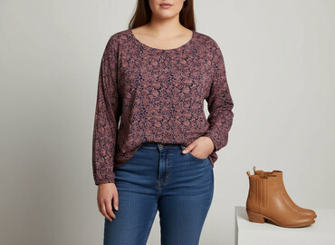 modne bluzki plus size: Greenpoint, Жіноча блуза, розмір 2XL