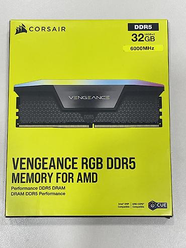 Оперативная память (RAM) для ПК: Оперативная память (RAM) для ПК Corsair, 32 ГБ, > 4000 МГц, DDR5, Для ПК, Б/у — 5