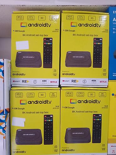 korq pa 80: Yeni Smart TV boks TV box 8 GB / 128 GB, Android, Pulsuz çatdırılma, Rayonlara çatdırılma — 1