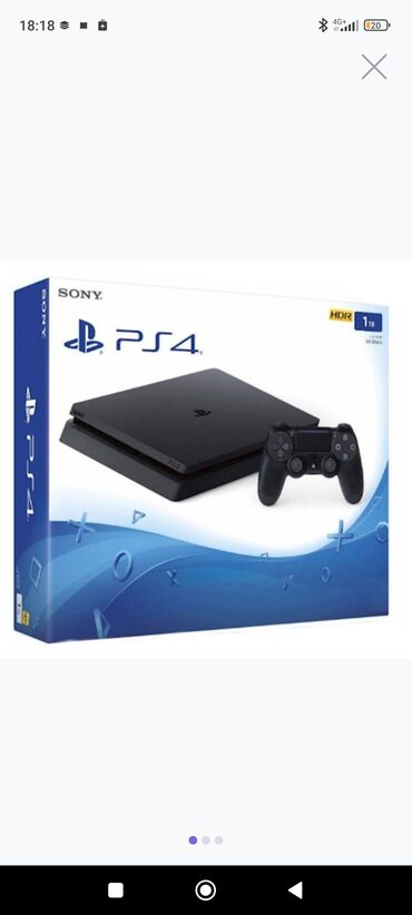 playstation biznesləri: Salam yeni alınıb PlayStation 4 1tb slim üsdündə 5 oyun diski ve