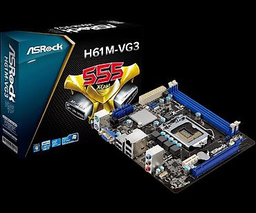 intel core 2: Материнская плата для ПК, Б/у, ASRock, LGA1155, Micro-ATX — 1