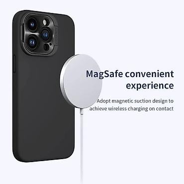 Maske i futrole za telefone: Futrola Nillkin Lens Wing Magnetic za iPhone 15 Pro (6.1) crna. Uz — 7