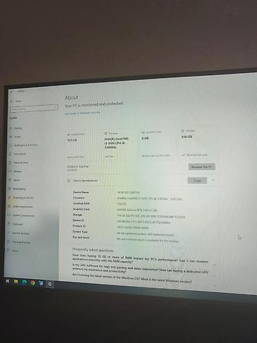 16 sadə: Oyun və iş üçün tam masaüstü kompüter seti Komponentlər: - Prosessor — 2