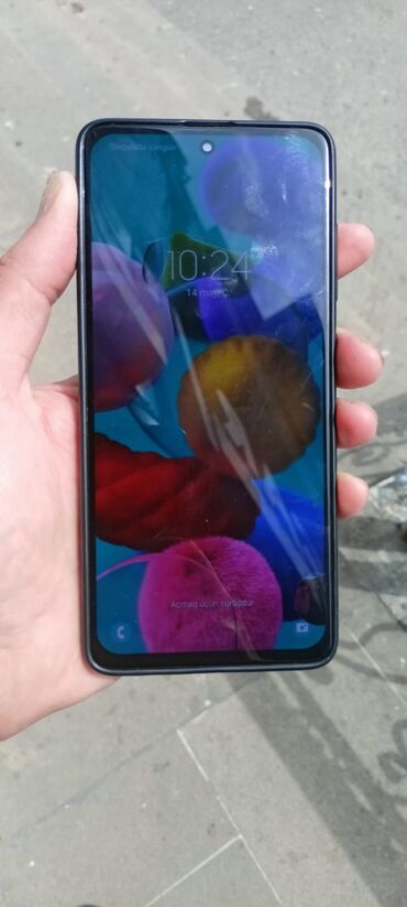 Samsung: Samsung Galaxy A51, 64 GB, rəng - Qara, Barmaq izi, Face ID